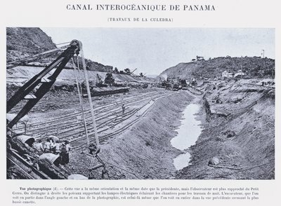 パナマ大洋間運河、ラ・クレブラの作品（モノクロ写真 作： French Photographer