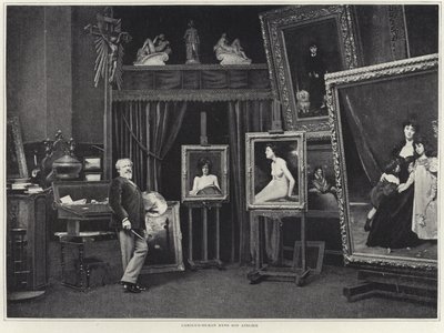ワークショップでのCarolus-Duran 作： French Photographer