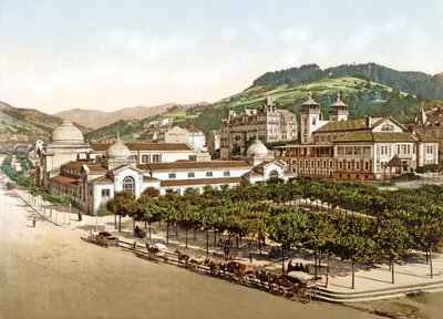 カジノとバス、ラブルブール、フランス、パブ。 1890〜1900 作： French Photographer