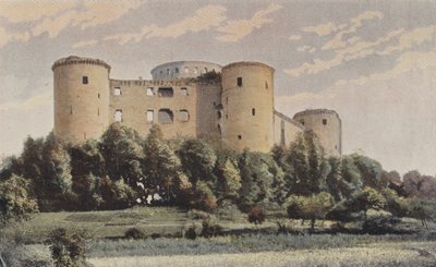Coucy-le-Chateau、Chateau de Coucy、一般的なビューSW 作： French Photographer
