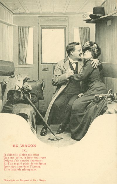 電車内で夫婦 作： French Photographer