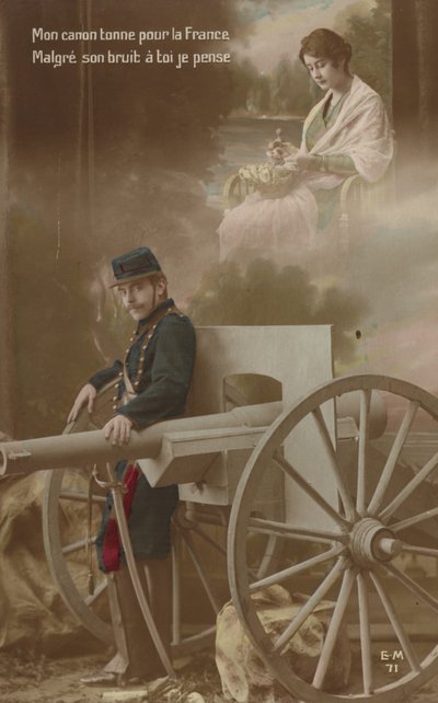 フランスの大砲のノイズにもかかわらず私はあなたのことを思います（色付き写真） 作： French Photographer