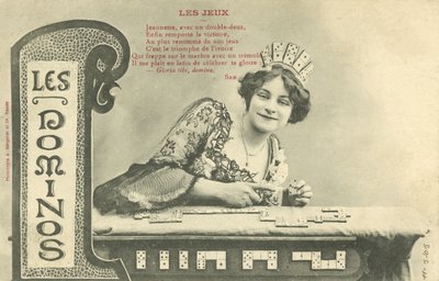 ドミノ（モノクロ写真 作： French Photographer