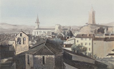 ドラギニャン、全体図、時計塔 作： French Photographer