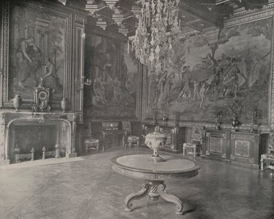 フォンテーヌブロー宮殿の応接室（モノクロ写真 作： French Photographer