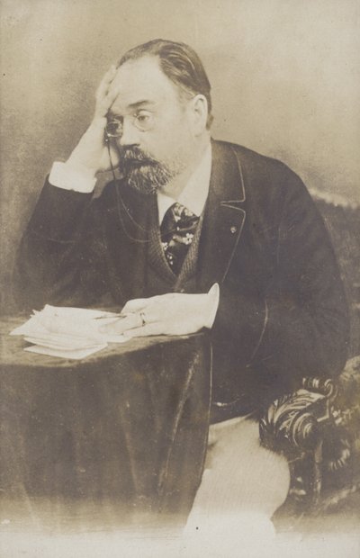 エミールゾラ（1840-1902）、フランスの小説家、ジャーナリスト、脚本家 作： French Photographer