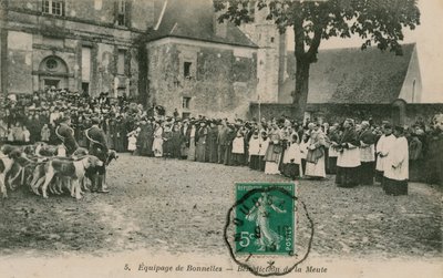 ボネルの乗組員-ベヌディクションデラミュール。 1913年に送られたはがき。 作： French Photographer