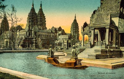 マルセイユ植民地時代の展示、インドシナ宮殿 作： French Photographer