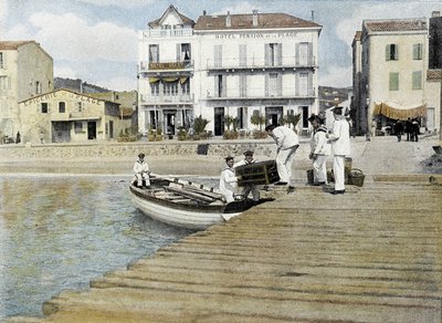 フランス海軍、19世紀末：パーミナリの荷物 - Bibl. des Arts Deco. 作： French Photographer