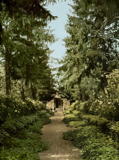 ジヴェルニー、クロードモネの庭の庭園の小道 作： French Photographer