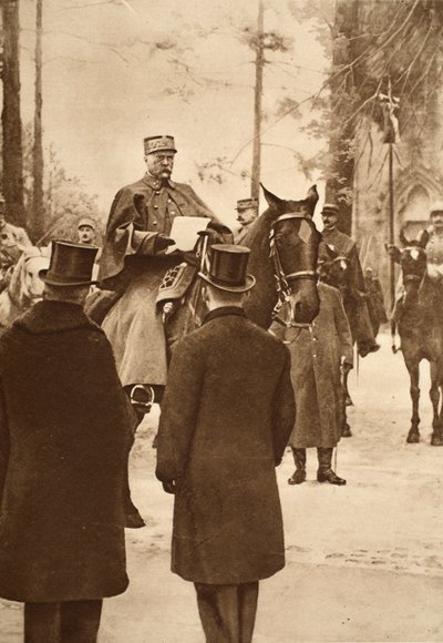 ヒルシャウアー将軍、ケート橋頭を占領、1919年1月30日 作： French Photographer