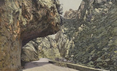 Axatの下流にあるGordes De LAude、Pierre-Lys Defile 作： French Photographer