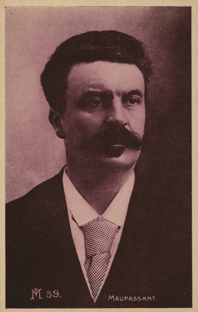 ガイ・ド・モーパッサン（1850-1893）、フランスの短編小説家、小説家、詩人 作： French Photographer