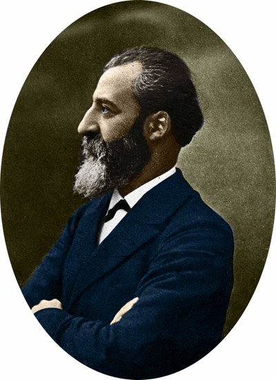 HENRI MOISSAN フランスの化学者・薬剤師 1852年～1907年 作： French Photographer