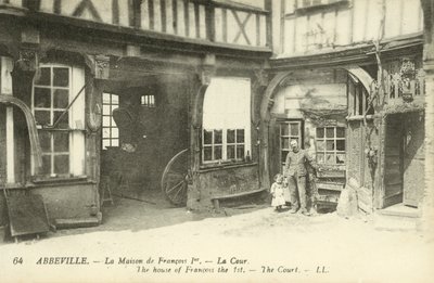 フランシス1世の家、アベビル（モノクロ写真 作： French Photographer