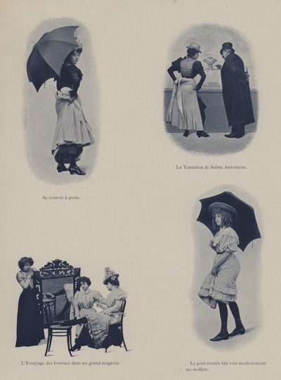 Petites Parisiennes（パリで働く若い女性たち）」のイラスト（モノクロ写真 作： French Photographer