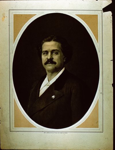インプ。 Lemercier＆Co.の男性の肖像画（セピア写真） 作： French Photographer