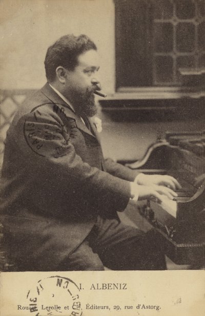 アイザックアルベニス、スペインのピアニスト兼作曲家（1860-1909） 作： French Photographer
