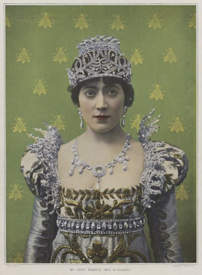 Plus que ReineのJosephineとしてのJane Hading（カラー写真） 作： French Photographer