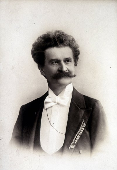 Johann II Strauss fils (1825-1899), オーストリアの作曲家 作： French Photographer