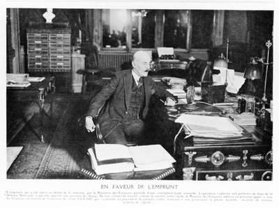 1925年にルモンドイルストレが1925年にラジオで話しているジョセフカイロー 作： French Photographer