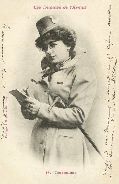 ジャーナリスト、未来の女 作： French Photographer