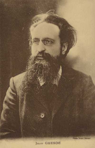 ジュールゲス（1845-1922）、フランス人ジャーナリスト、社会主義政治家 作： French Photographer