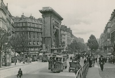 ラポルトエルブルバールサンドニ、サンドニゲートと大通り（グラビア） 作： French Photographer