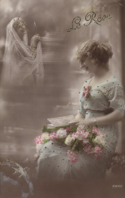 ル・レーヴ（色付き写真） 作： French Photographer