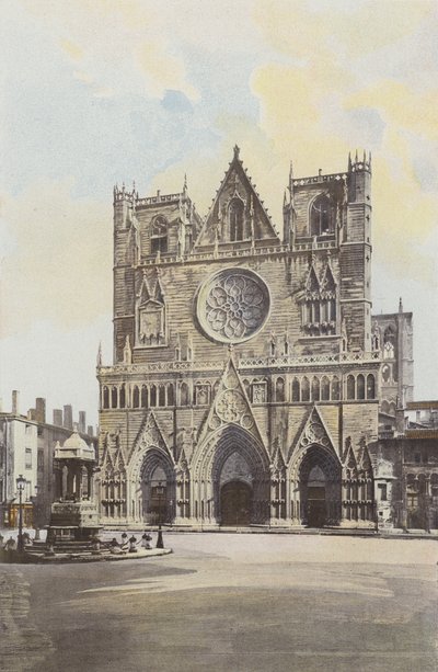 リヨン、Cathedrale St-Jean、ファサードO 作： French Photographer