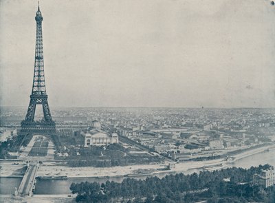 トロカデロからのパリのパノラマ（モノクロ写真 作： French Photographer
