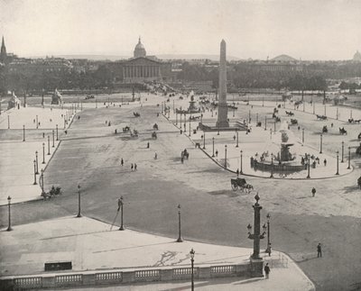 パリ。南側からコンコルド広場を望む（モノクロ写真 作： French Photographer
