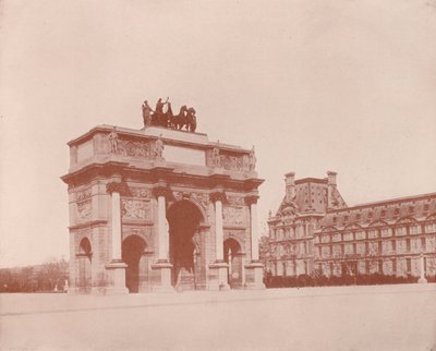 パリカルーセルのアーチ（モノクロ写真 作： French Photographer