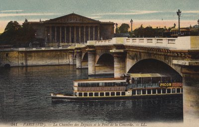 パリ、下院、コンコルド橋 作： French Photographer