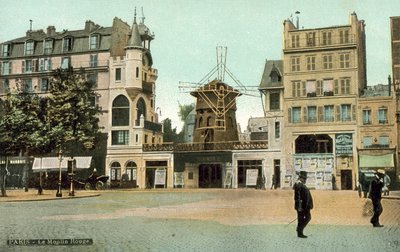 パリ、ルムーランルージュ 作： French Photographer