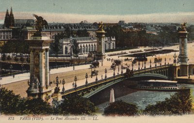 パリ、アレクサンドル3世橋 作： French Photographer