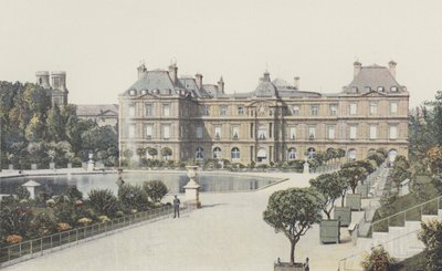 パリ、リュクサンブール宮殿、庭園のファサード 作： French Photographer