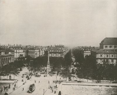 パリシャトレ広場(白黒写真) 作： French Photographer