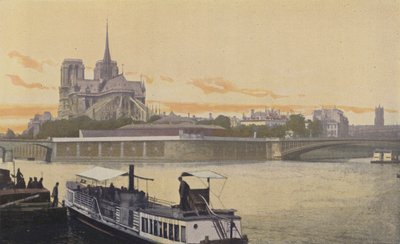 パリ、シテ島のEポイントのビュー 作： French Photographer