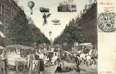 未来のパリ（カラー写真 作： French Photographer