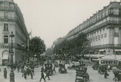 ブールバールデカプシーヌの視点、キャプシーヌの大通り（グラビア） 作： French Photographer