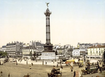 バスティーユ広場、パリ、パブ。 1900 作： French Photographer