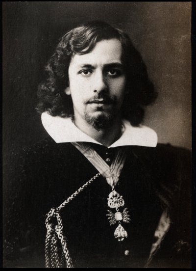 フランスの俳優、アルバートランバートフィルス（1865-1941）の肖像画。 作： French Photographer