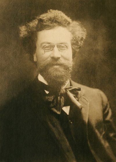 フランスの作曲家、クロード・テラッセ（1867-1923）の肖像。 作： French Photographer