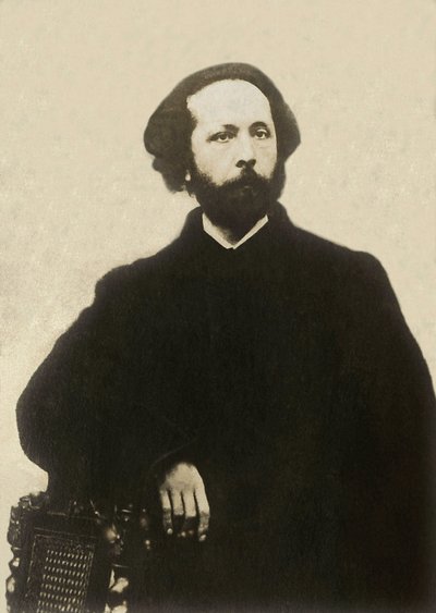 フランスの作曲家、エドゥアール・ラロ（1823-1892）の肖像。写真、19世紀後半、パリ 作： French Photographer