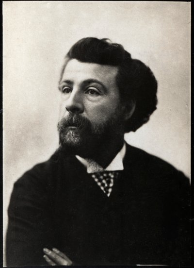 フランスの詩人であり劇作家であるエドゥアールパイヨン（1834-1899）の肖像。 作： French Photographer