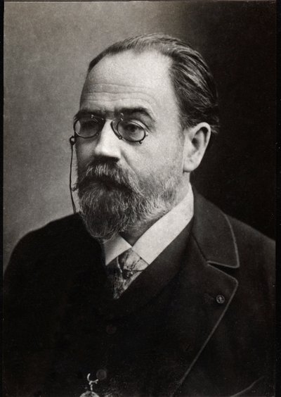 エミールゾラ（1840〜1902）の肖像フランスの作家。 作： French Photographer