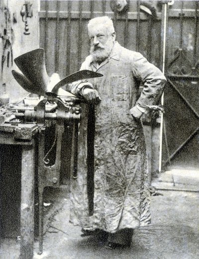 フランスの発明家フェルナン・フォレスト（1851年～1914年）の肖像（モーター、自動車部品など） - 写真 作： French Photographer