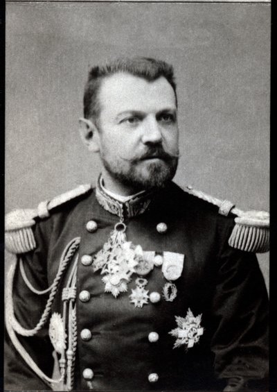 フランスの将軍、アンリジョセフブルジェール（1841-1918）の肖像。 作： French Photographer