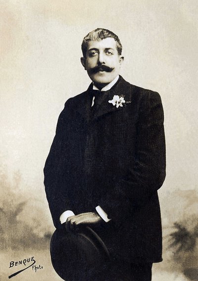 フランスの作家、ジャン・ロラン（1855-1906）の肖像。 作： French Photographer